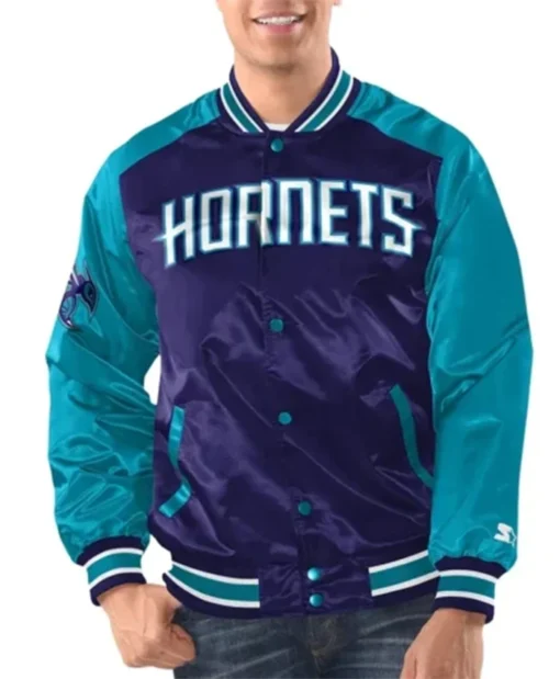 Charlotte Hornets Renegade Varsity Jacket