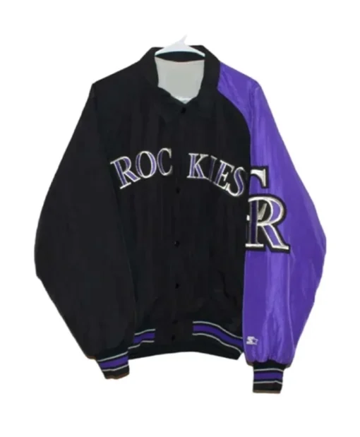 Colorado Rockies Diamond Series Varsity Jacket