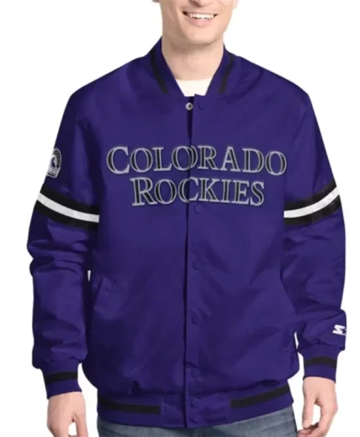 Colorado Rockies Scout Varsity Jacket