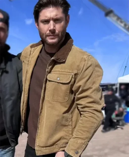 Countdown 2025 Jensen Ackles Brown Cotton Jacket