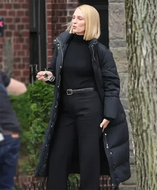 Dexter Resurrection S01 Uma Thurman Puffer Coat
