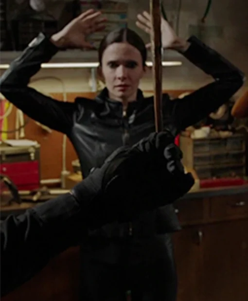 Grimm S06 Eve Black Leather Jacket