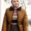 Grosse Pointe Garden Society S01 Alice Morris Brown Puffer Jacket