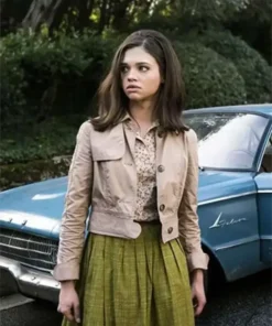 I Am the Night Fauna Hodel India Eisley Beige Jacket