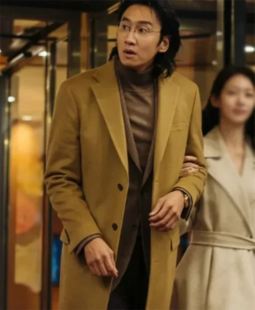 Karma S01 Lee Kwang-Soo Brown Trench Coat