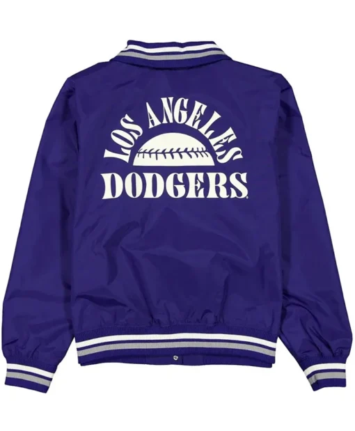 LA Dodgers Throwback Royal Blue Varsity Jacket