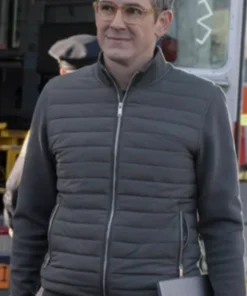 Law And Order Organized Crime S05 Kyle Vargas Quilted Jacket