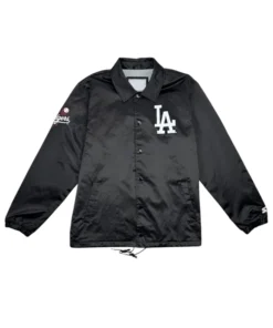 Los Angeles Dodgers Starter Coaches Black Jacket