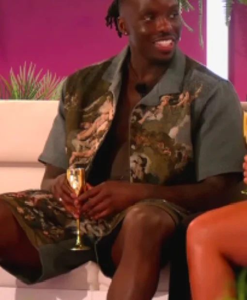 Love Island UK S12 Dejon Noel-Williams Tapestry Shirt