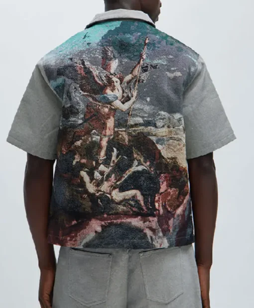 Love Island UK Season 12 Dejon Noel-Williams Tapestry Shirt