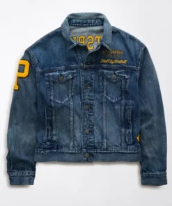 NFL Pittsburgh Steelers Blue Denim Jacket