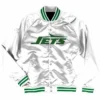 New York Jets White Varsity Jacket