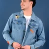 Pinocchio Anniversary Blue Denim Jacket