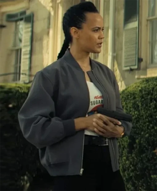 Reacher S03 Maria Sten Bomber Jacket