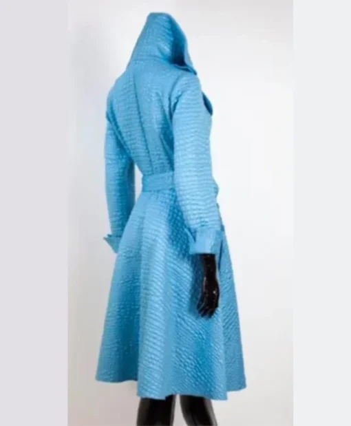 She The People 2025 Terri J. Vaughn Alligator Emboss Blue Coat