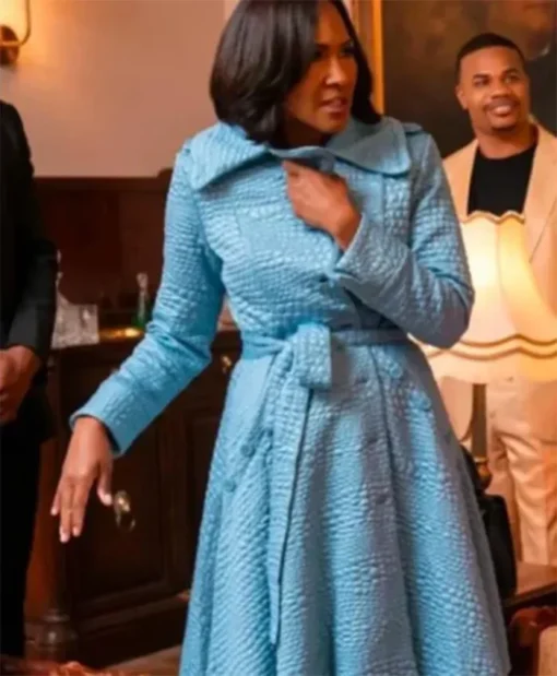 She The People 2025 Terri J. Vaughn Alligator Emboss Coat