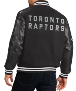 Shop Now Toronto Raptors Black Letterman Varsity Jacket For Men And Women