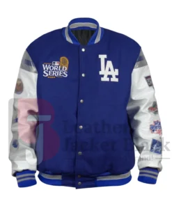 World Series Dodgers G-III Royal Recruit Commemorative Jacket On SAle