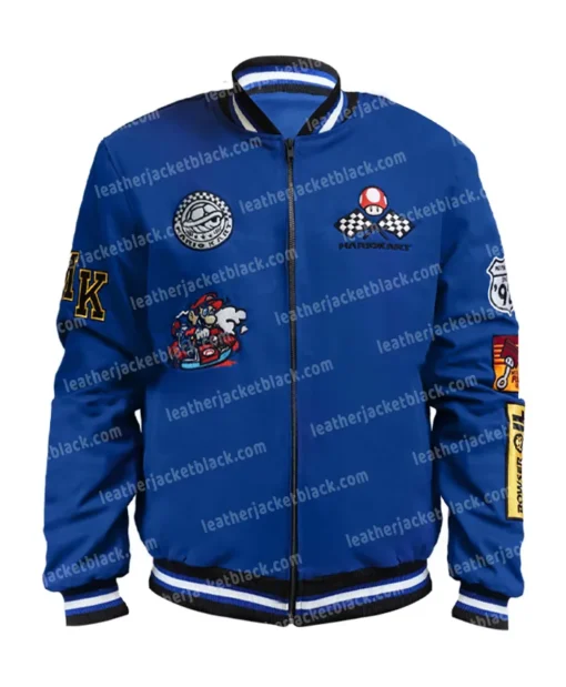 Super Mario Kart Blue Bomber Jacket