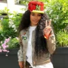 Teyana Taylor NYC 2025 Cropped Jacket