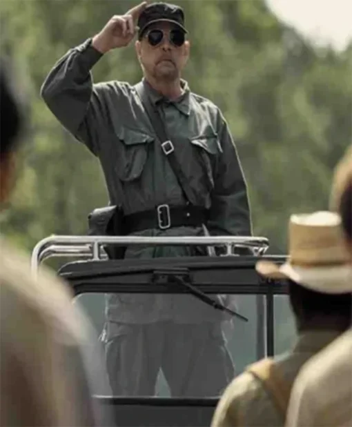 The Long Walk 2025 Mark Hamill Grey Jacket