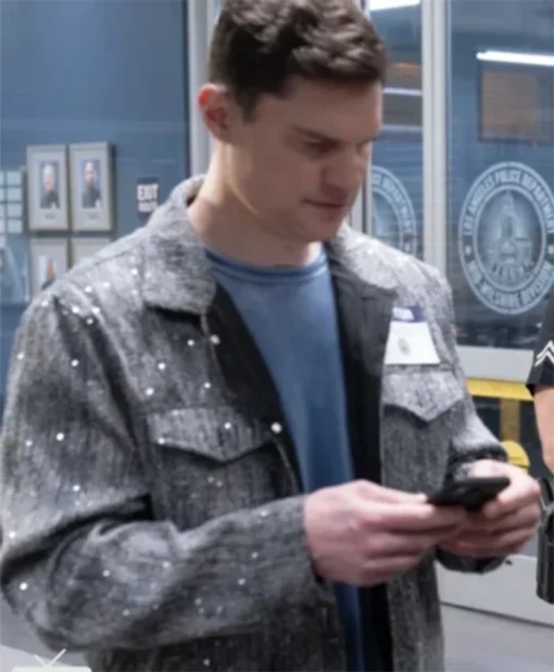 The Rookie S07 Joey Anaya Grey Jacket