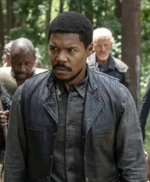 The Walking Dead Dead City S02 Gaius Charles Leather Vest