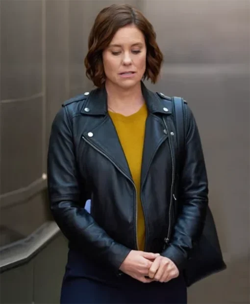 To Barcelona Forever 2025 Ashley Williams Black Leather Jacket