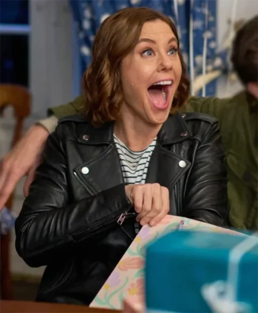 To Barcelona Forever 2025 Ashley Williams Leather Jacket