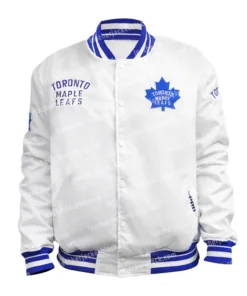 Toronto Maple Leafs Retro Classic White Varsity Jacket