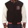 Toronto Raptors Black And White Varsity Jacket
