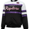 Toronto Raptors Hardwood Classics Script Varsity Jacket
