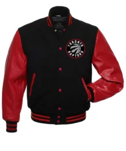 Toronto Raptors NBA Red And Black Letterman Varsity Jacket