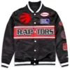 Toronto Raptors Rally Drive 2024 Black Varsity Jacket