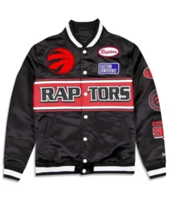 Toronto Raptors Rally Drive 2024 Black Varsity Jacket