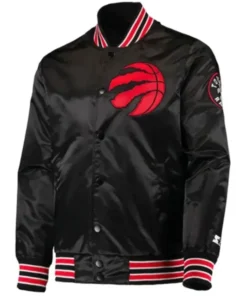 Toronto Raptors Starter Black Varsity Jacket