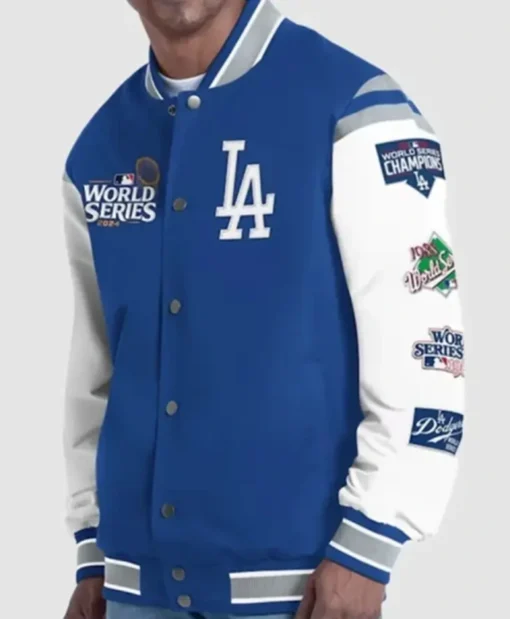World Series Dodgers G-III Royal Recruit Commemorative Jacket