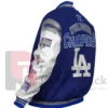 World Series Champions Los Angeles Dodgers G-III Sports by Carl Banks Royal Recruit Commemorative Varsity Jacket For Unisex