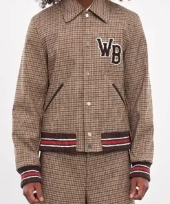 9-1-1 S08 Aisha Hinds Varsity Checked Jacket