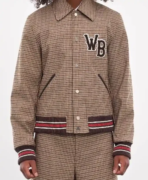 9-1-1 S08 Aisha Hinds Varsity Checked Jacket