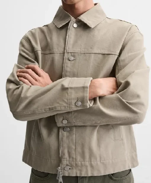 Abbott Elementary S4 Matthew Law Beige Jacket