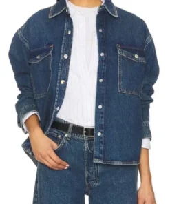 Access Daily 2025 Iliza Shlesinger Denim Shirt Jacket