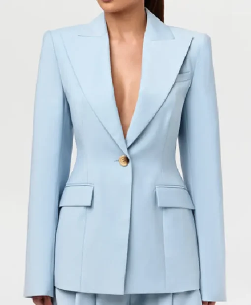 Access Hollywood 2025 Blue Zuri Hall Blazer