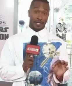 Access Hollywood 2025 Scott Evans Space White Shirt