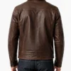 Adventure Bound Brown Leather Jacket For Mens