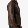 Adventure Bound Brown Leather Jacket Mens