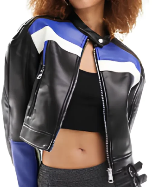 Alanna Lynise The Voice S27 Black And Blue Jacket