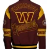 American Football Washington Commanders Varsity Jacket