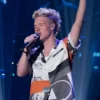 American Idol S23 Baylee Littrell Prehistoric Print Shirt