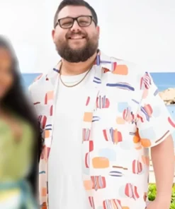 American Idol S23 Che Button-Down Printed Shirt